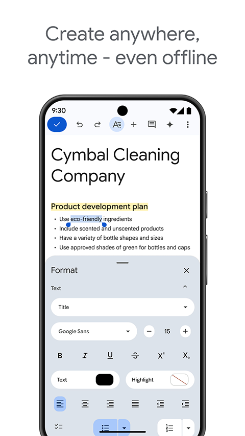 谷歌文档官方最新版
