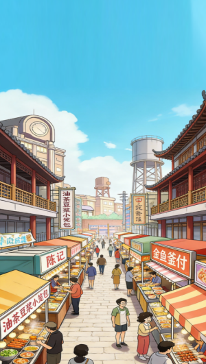 欢乐美食街赚钱版