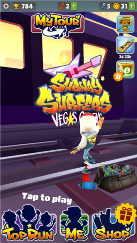 地铁跑酷新触控