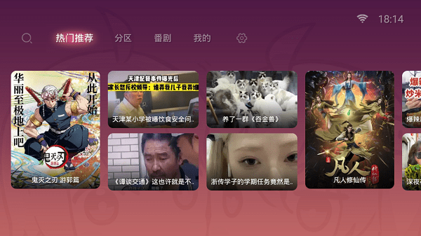 哔哩哔哩电视弹幕版