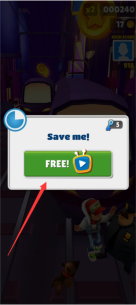 地铁跑酷触控版本拉斯维加斯截图4