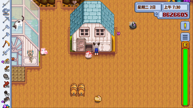 星露谷物语黛莱美蓝色美化版
