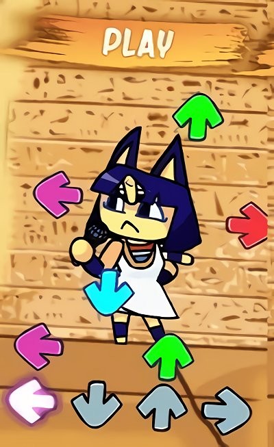 周五夜放克埃及喵(Ankha FNF Mod)