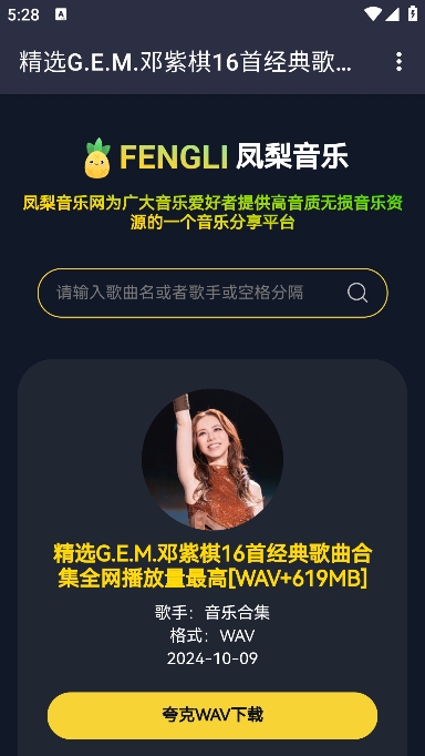 凤梨音乐APP安卓版
