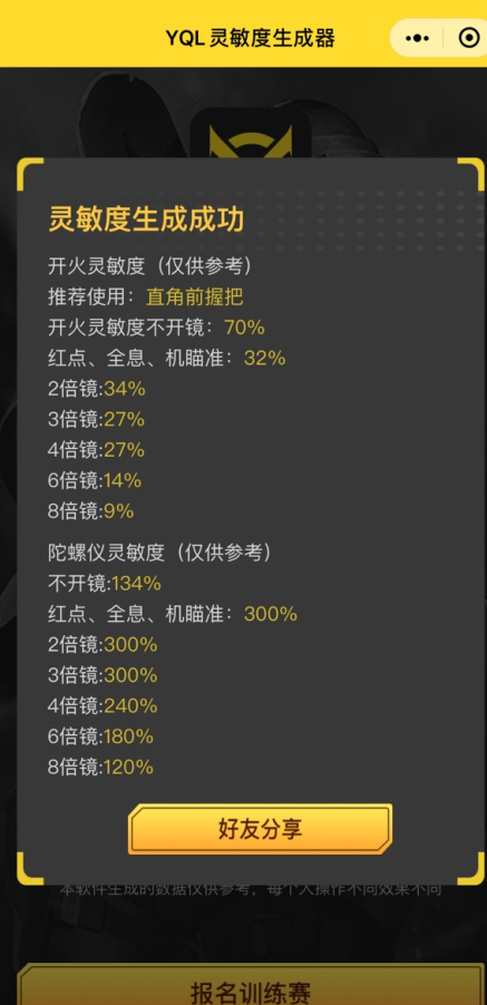 灵敏度生成器