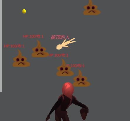 被顶的人的战斗生涯