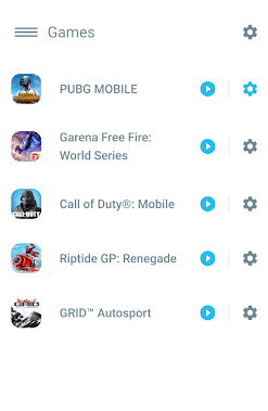 gaming mode界面示意图