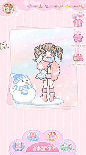 换装少女穿搭日记游戏画面