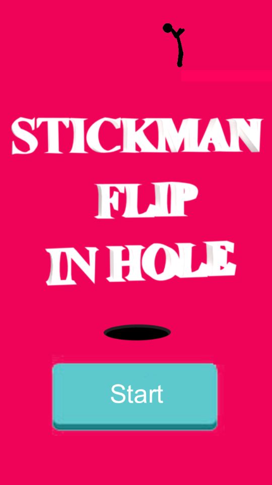 火柴人翻转进洞(Stickman Flip In Hole)