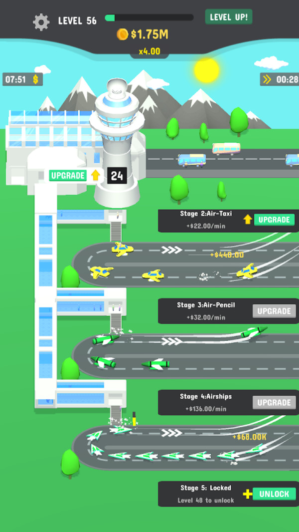 飞机场工厂模拟器 gameplay 截图