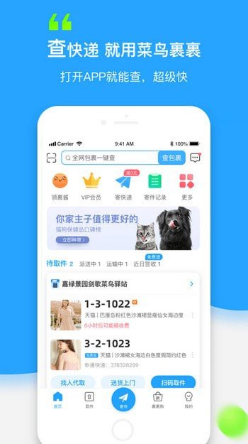 双十一快递查询(菜鸟)