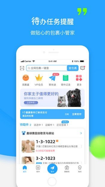 双十一快递查询(菜鸟)