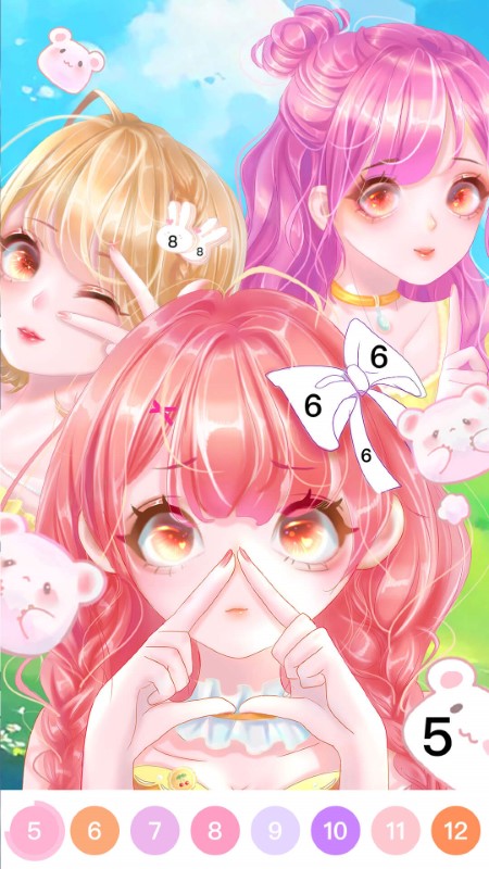 泡泡填色app