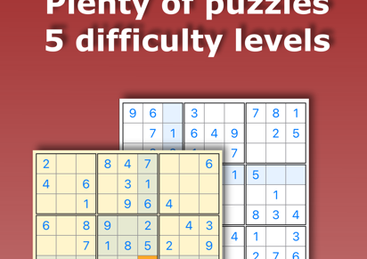 Sudoku from SG 游戏界面示意图