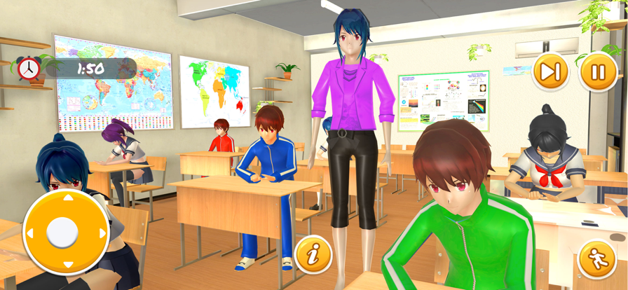 Anime Teacher High School Girl ios版