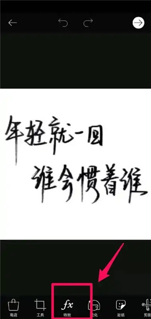 特效功能入口