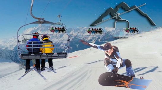 雪地缆车模拟器(Chairlift Uphill Ad