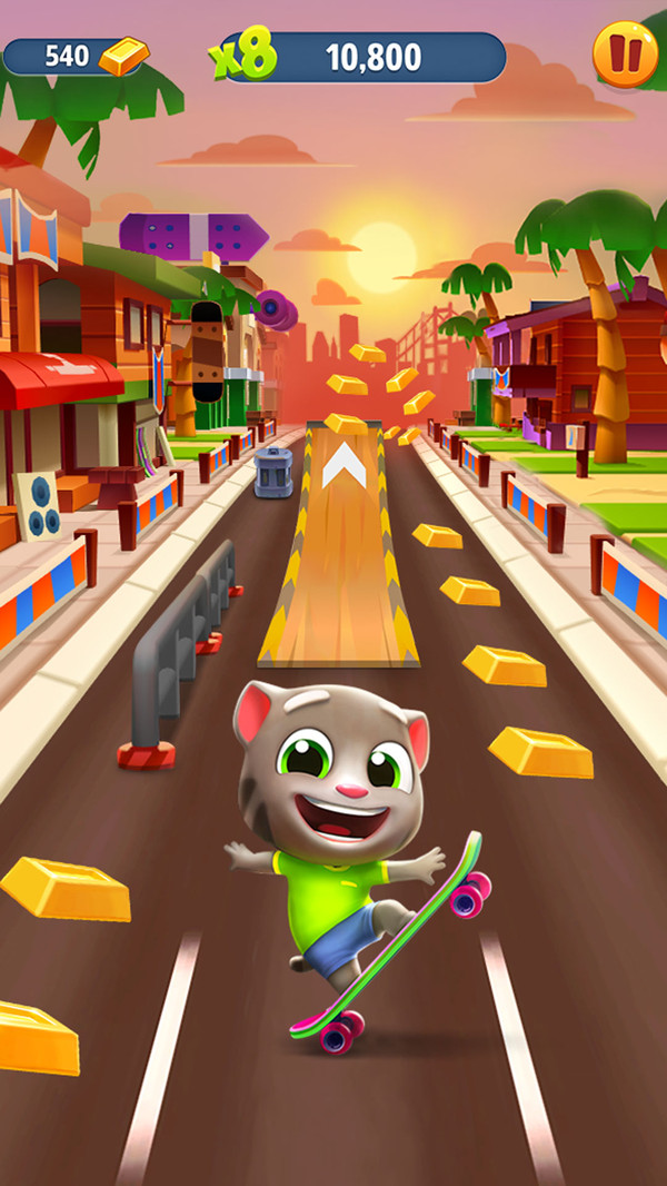 汤姆猫跑酷游戏下载(My Talking Tom Friends)