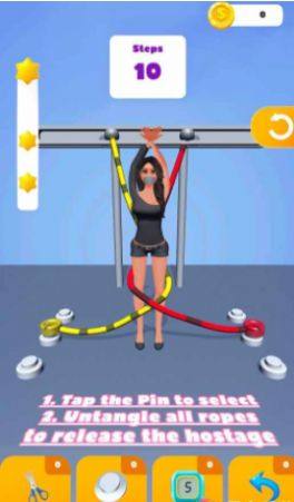 解绳救女孩(Rope Untangle Rescue)