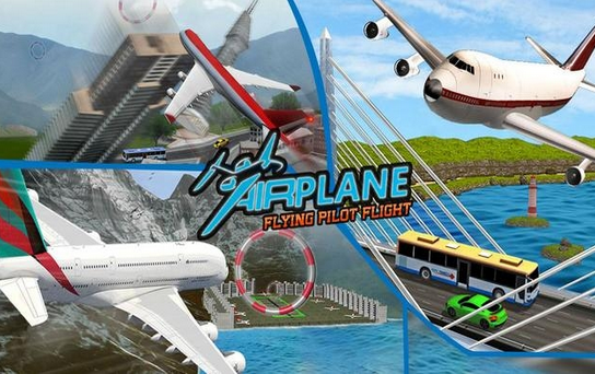 城市飞行驾驶员模拟器(Flying Plane Flight Simulator 3D)