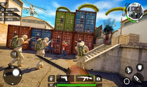 实弹射击战场