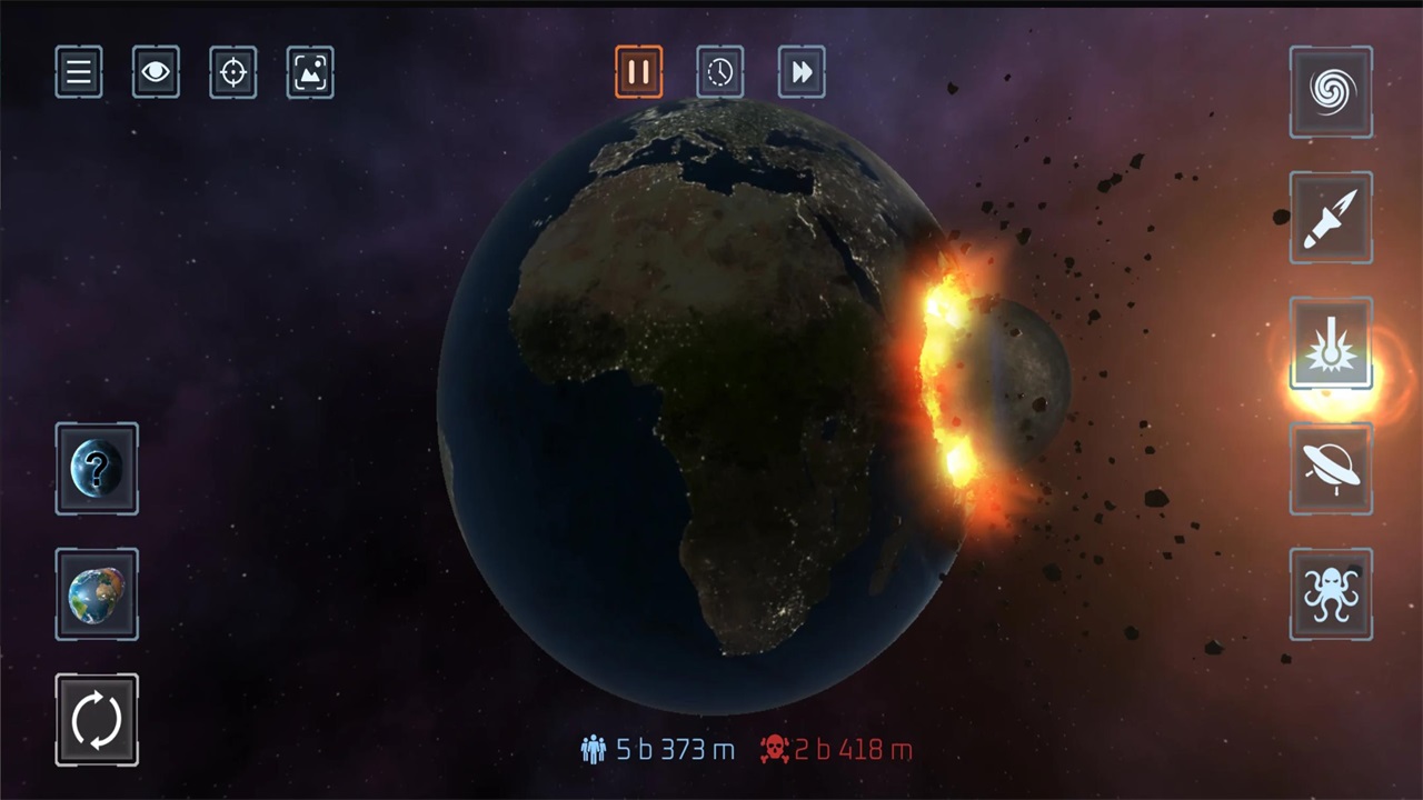 星球毁灭模拟器2022最新版中文版(Solar Smash) 2.0.2安卓版