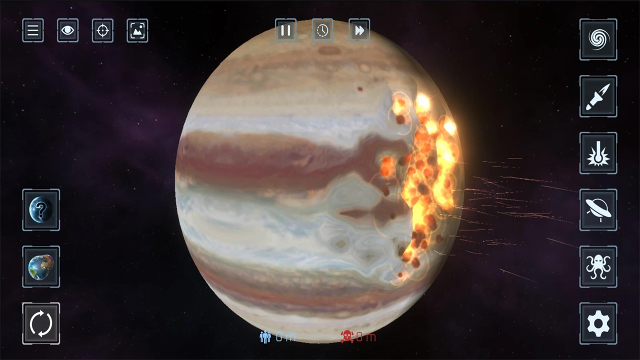 星球毁灭模拟器2022最新版中文版(Solar Smash) 2.0.2安卓版