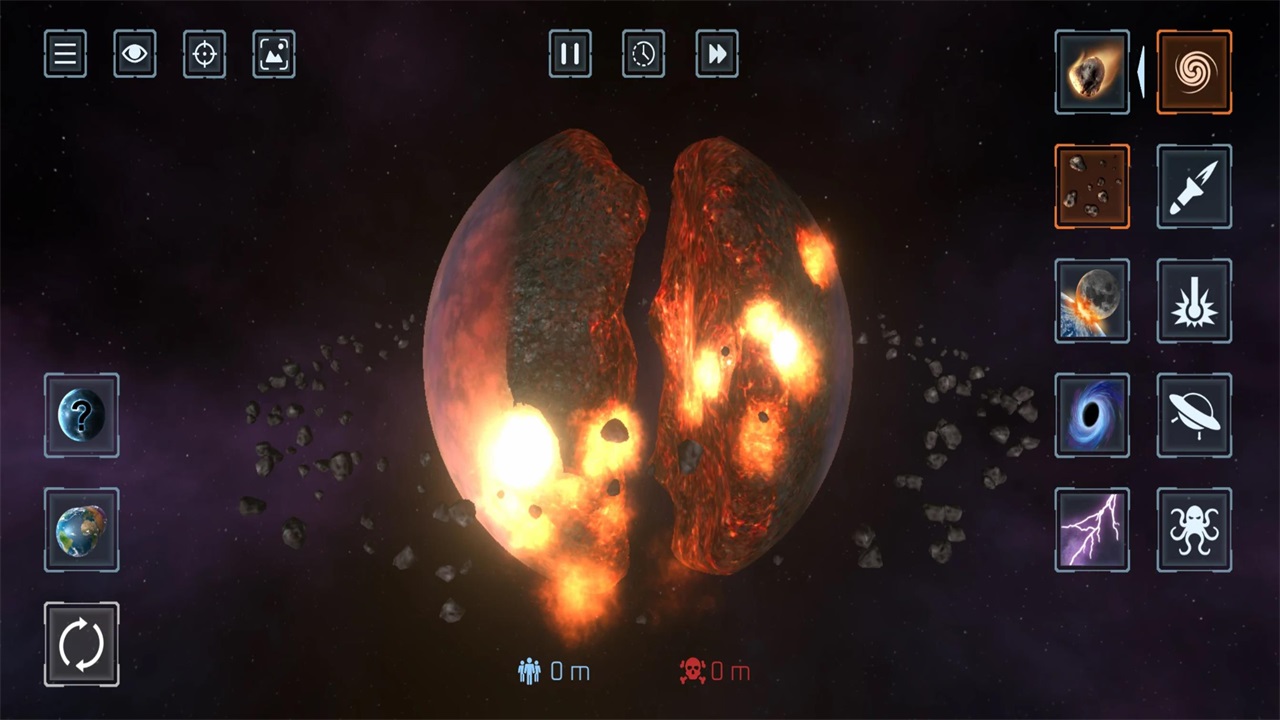 星球毁灭模拟器2022最新版中文版(Solar Smash) 2.0.2安卓版