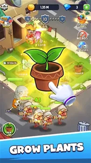 僵尸防御合并植物手机版下载