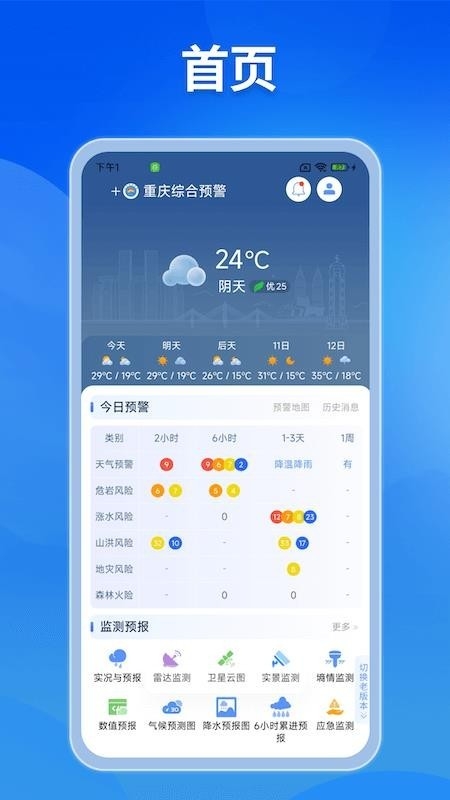 重庆综合预警app官方下载安装