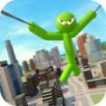 绿色火柴人城市英雄安卓版