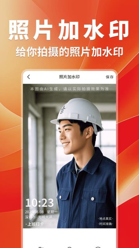工作打卡水印相机无会员