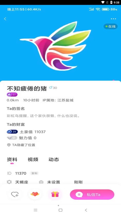 彩虹鸟交友纯净版