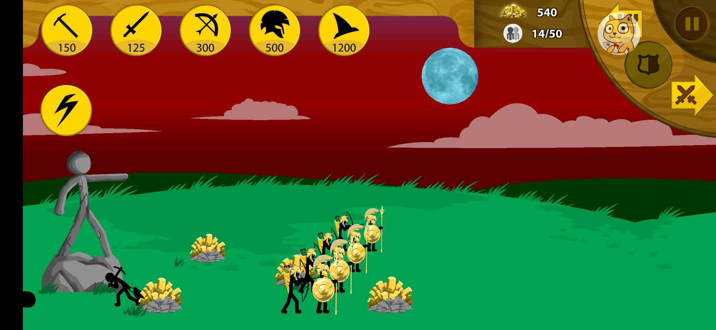 火柴人战争遗产僵尸版内置作弊菜单(Stick War)