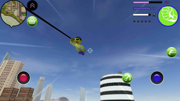 绿巨人火柴人绳索英雄(Stickman Rope Hero)