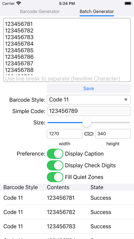 条形码生成器（Barcode Generator）