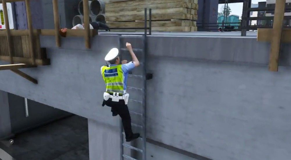 gta5警察模拟器游戏(Police set weapons patrol simula)
