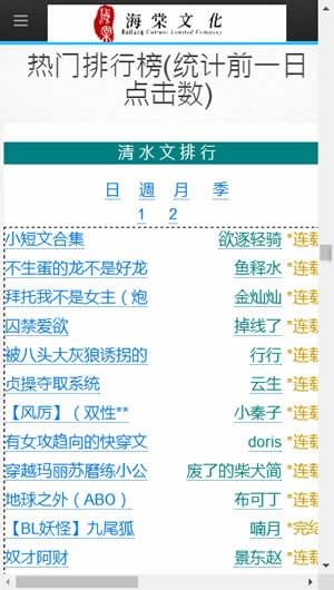 2025海棠文化(海棠文化线上文学)