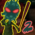 奶奶mod绿色外星人2游戏(Granny Mod Green Alien 3)