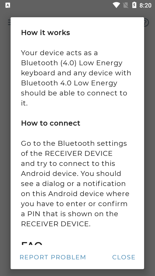 Bluetooth Keyboard &amp; Mouse