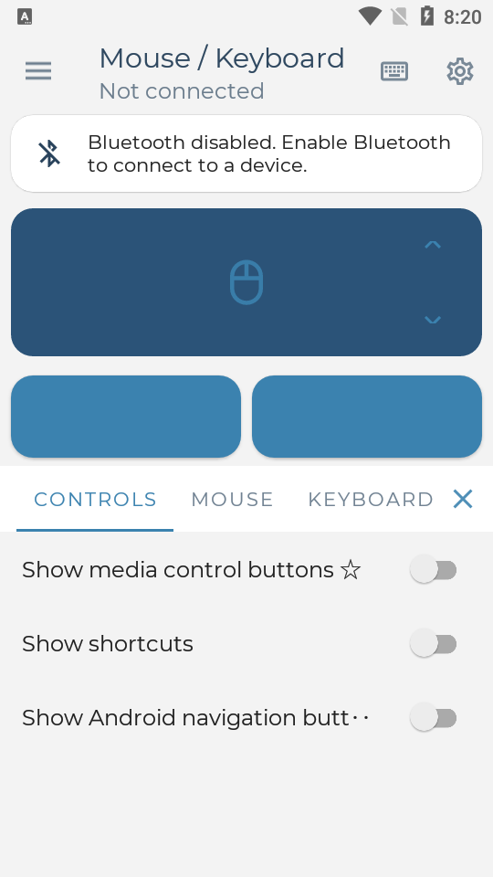 Bluetooth Keyboard &amp; Mouse