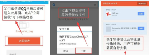 快牙精简版文件传输介绍