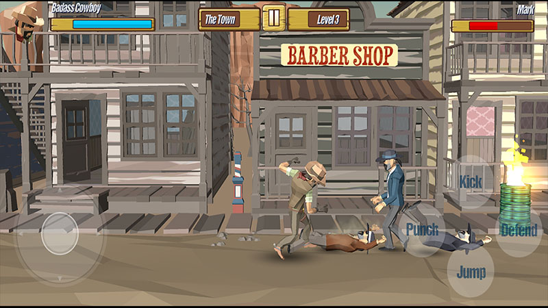 Cowboys Vs. Gangs: Wild West Street Fighting(西部城镇格斗解锁全部关卡版) 1.28安卓版