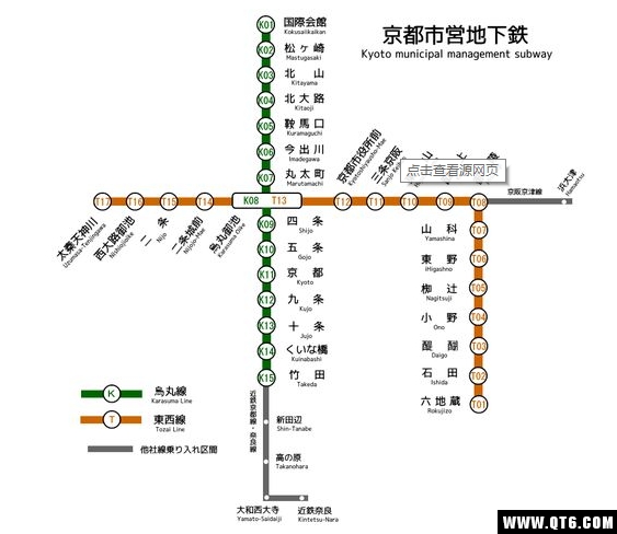 京都地铁地图