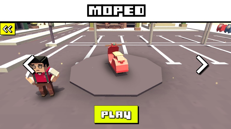 Blocky Moto Racing(像素摩托车解锁所有物品破解版) 1.27完整版