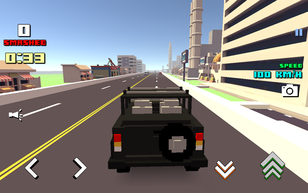 Blocky Car Racer(像素城市赛车解锁全部车辆版) 1.29安卓版