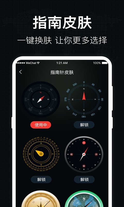 地图罗盘指南针