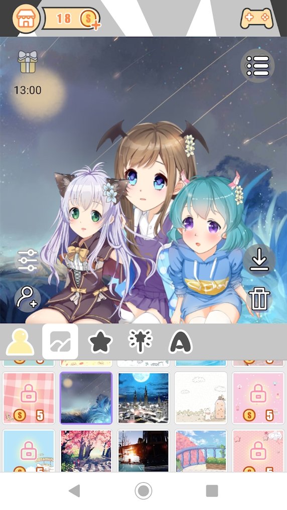 动漫萌娘换装全物品解锁版 1.0.0最新版