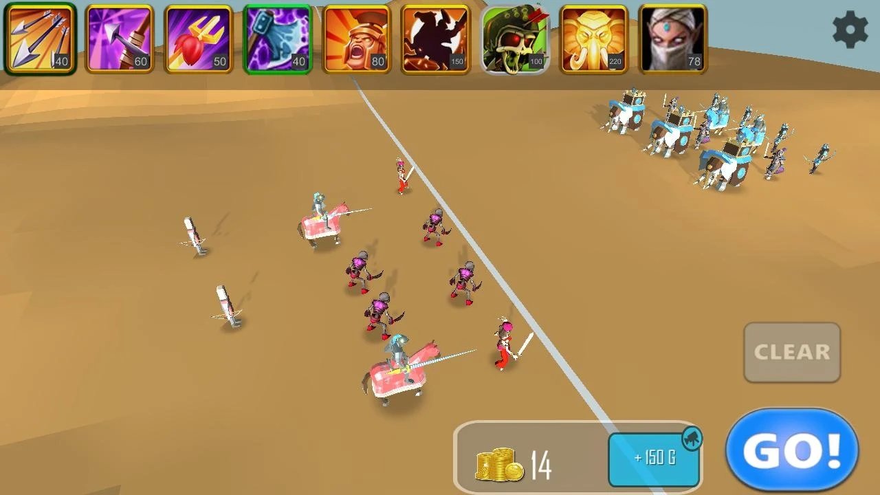 古代战争模拟器大量钻石版 1.1解锁全部兵种版