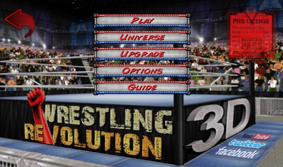 Wrestling Revolution 3D(摔跤革命3D解锁全部游戏模式版) 1.701安卓版